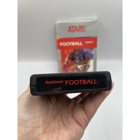 Football Real Sports Atari 2600 Game In Box With Manual- Fast Shipping! - Picture 6 of 7